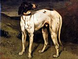 Gustave Courbet A Dog from Ornans painting